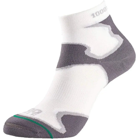 1000 Mile Fusion Anklet Running Socks - XL / White - Socks