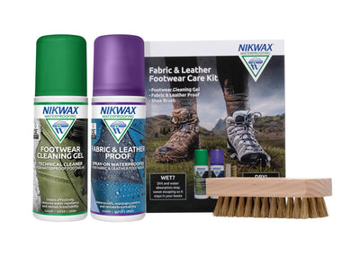 NIKWAX Fabric and Leather footwear cleaning and proofing kit 125ml