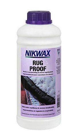 Nikwax Horse Rug Wash & Proof Non-Detergent Equestrian Cleaner Twin Pack (1 Litre)