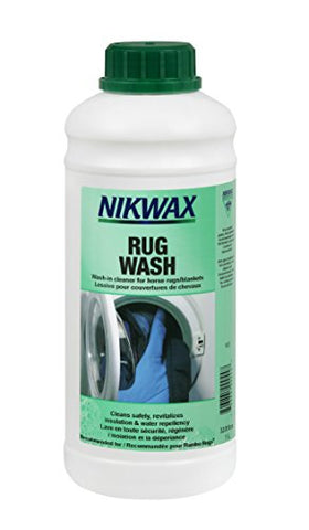 Nikwax Horse Rug Wash & Proof Non-Detergent Equestrian Cleaner Twin Pack (1 Litre)