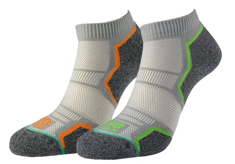 1000 Mile Run Anklet Socks Repreve Single Layer Twin Pack