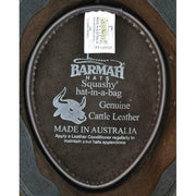 Barmah Bronco Hat Australian Cow Leather Foldable Hat